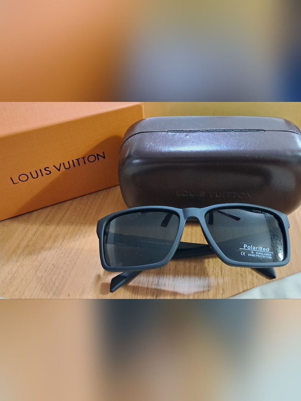 Louis Vuitton Black Frame Sunglasses with Dark Grey Lenses - Picture 3 of 11